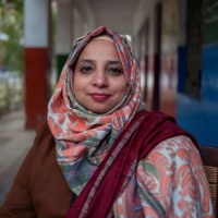 Zara Batool, headteacher at the GGPS Nishtar Colony